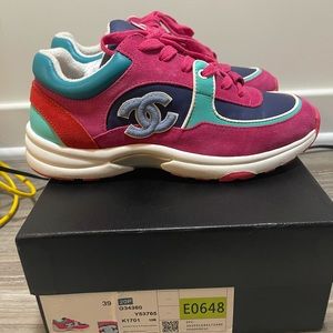 Chanel Women’s  Suede Trainer size 39